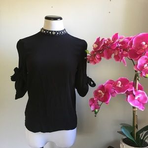 H&M beaded blouse